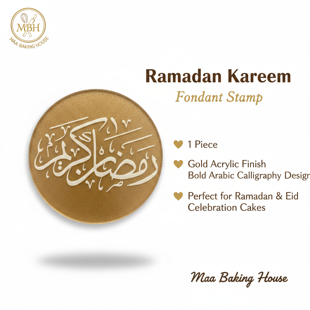 Ramadan Kareem Fondant Stamp