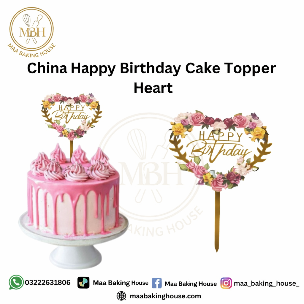 China Happy Birthday Cake Toppers