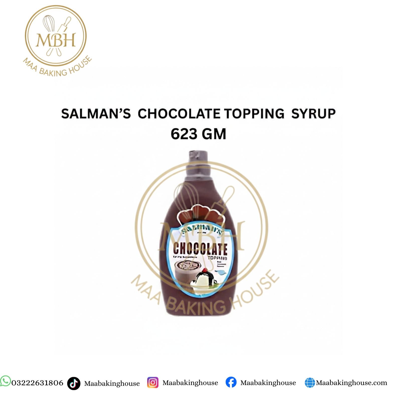Salman's Chocolate Topping Syrup 623gm