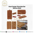 Heart Design Chocolate Bar Silicone Mold