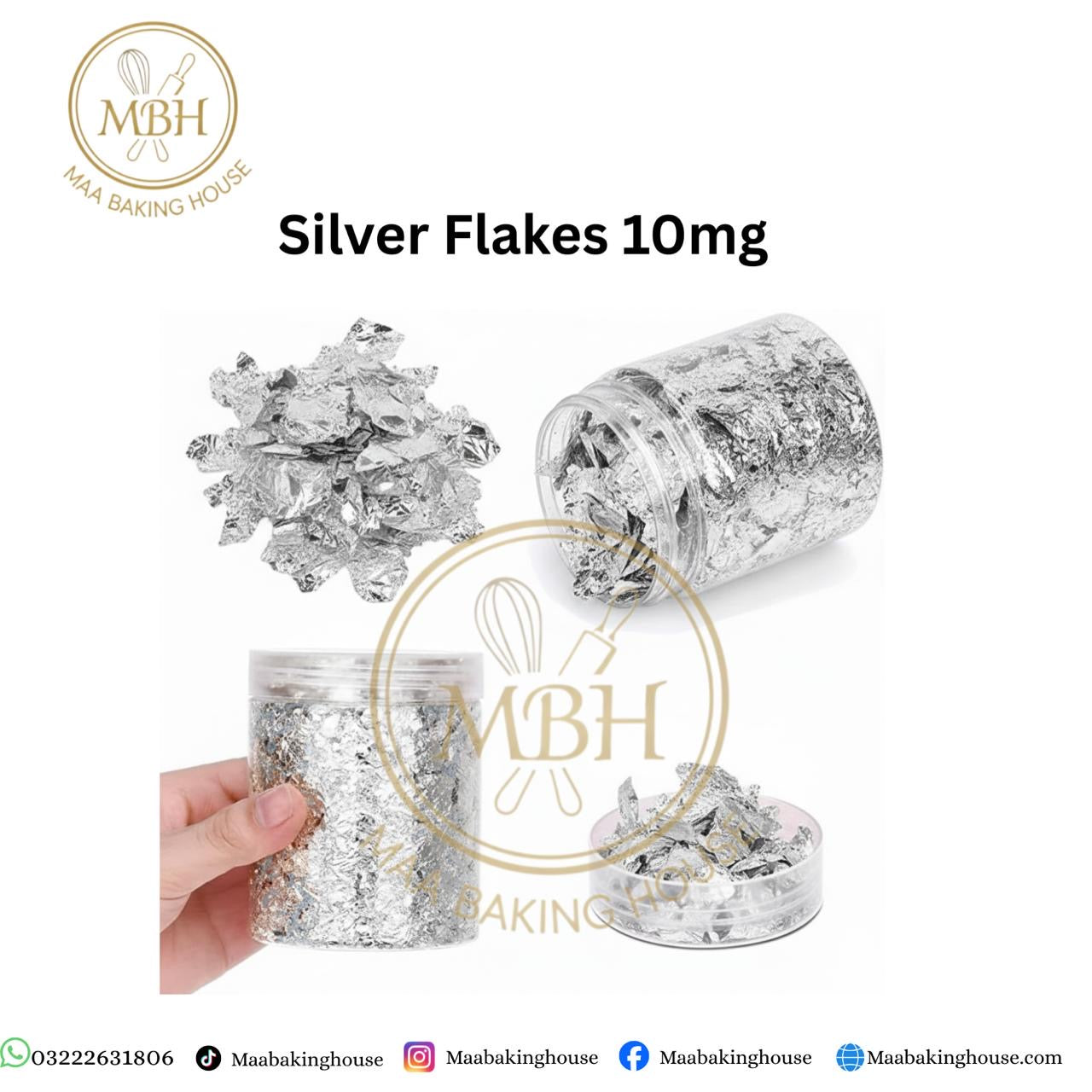 Silver Flakes 10mg