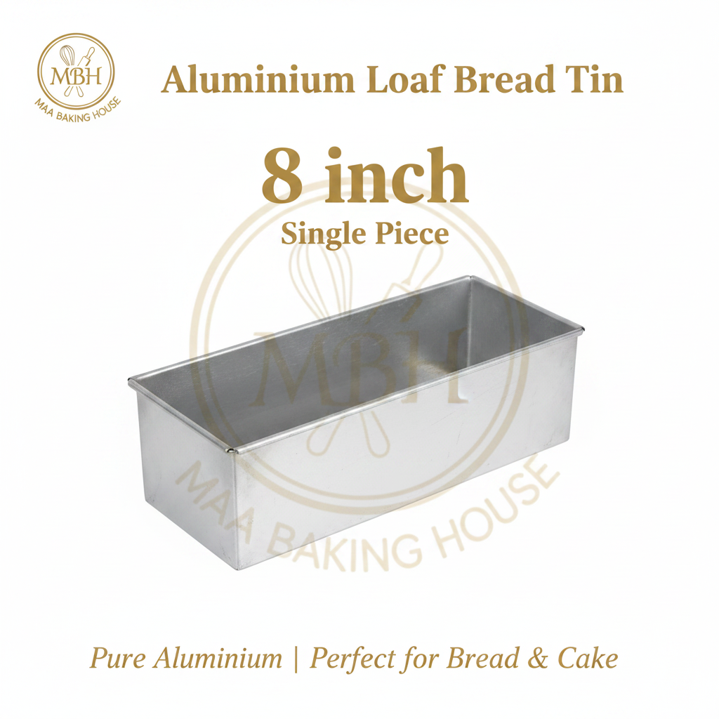 Aluminium Loaf Bread Tin – 6 inch to 12 inch (Single Piece)