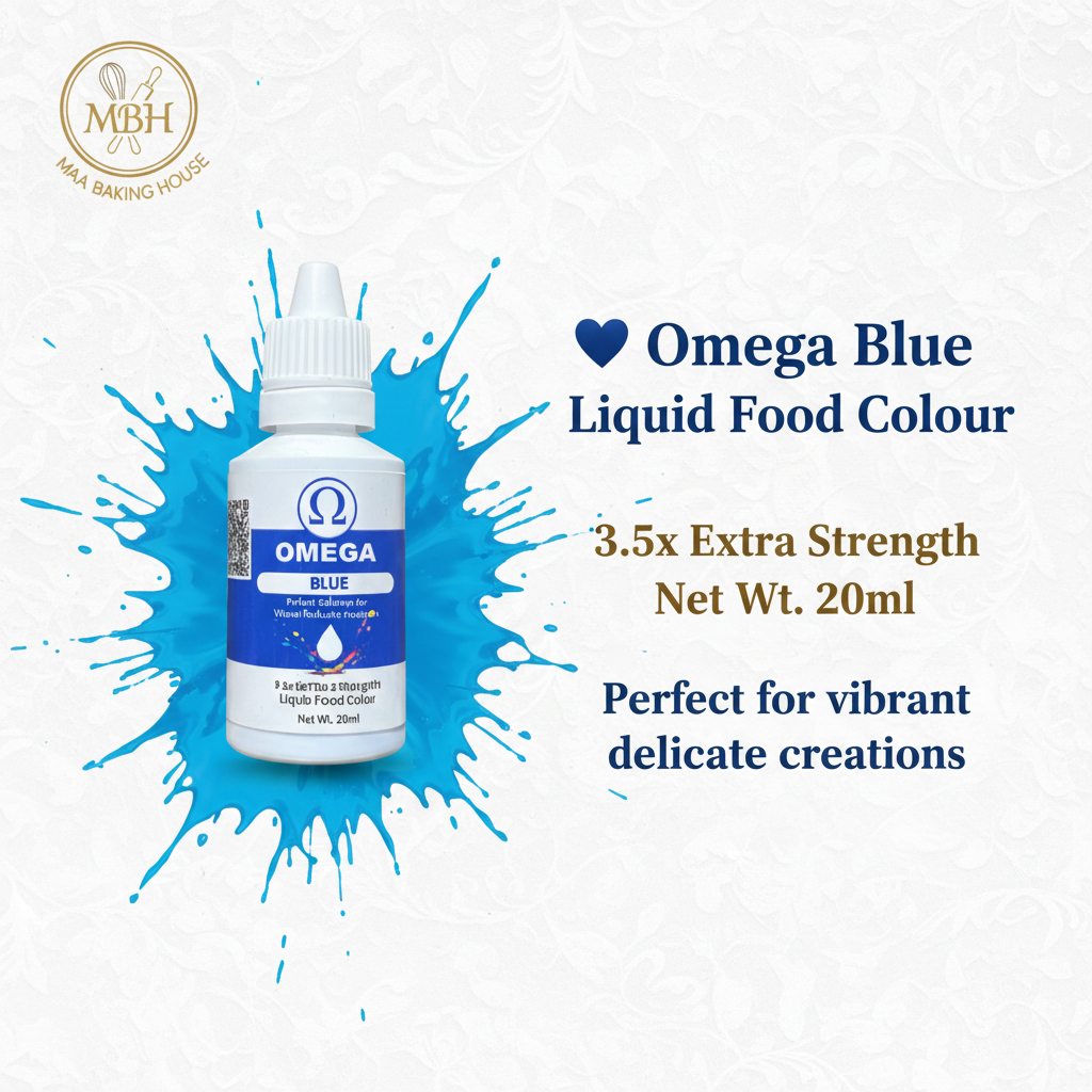 Omega Liquid Food Colour – 20ml