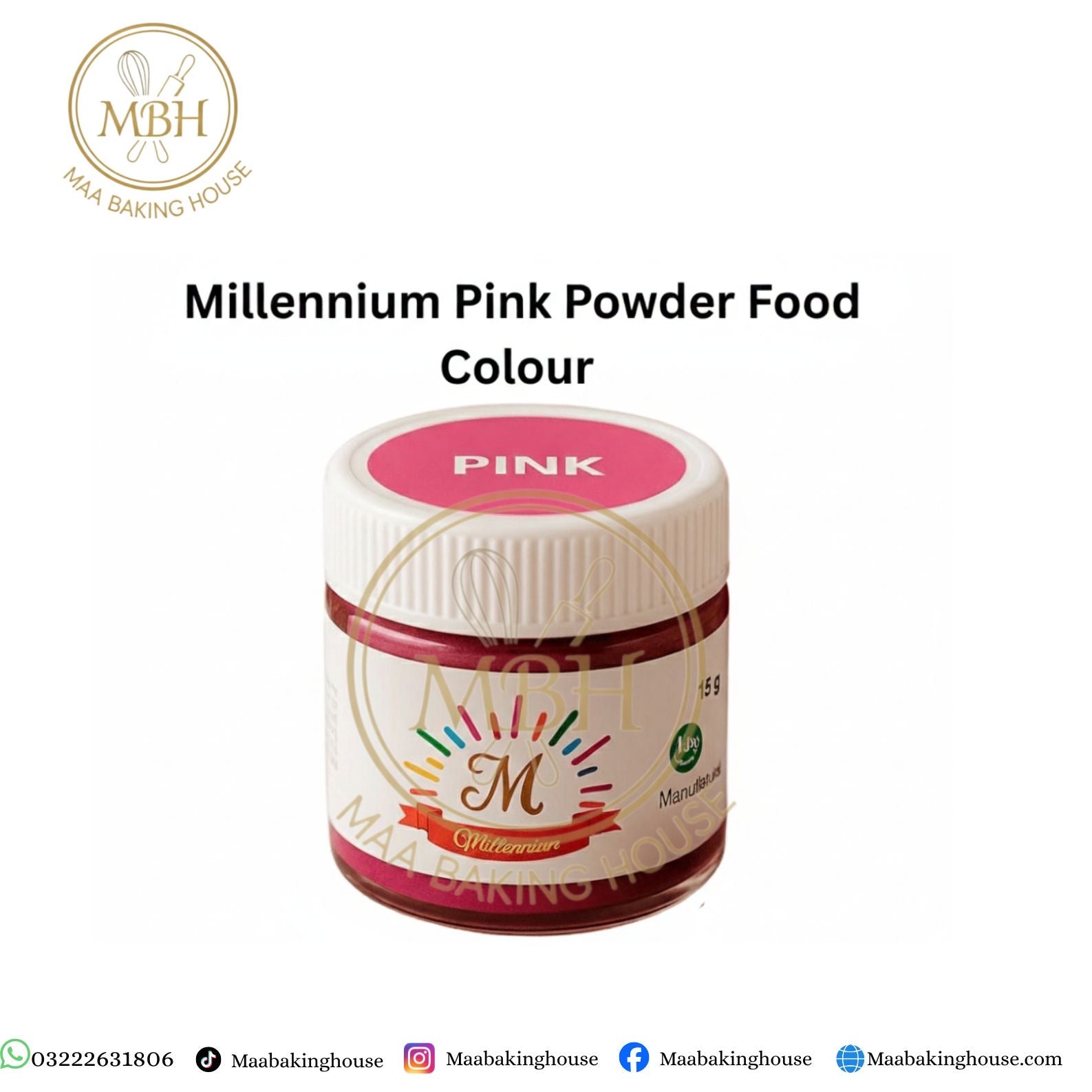 Millennium Pink Powder Food Colour