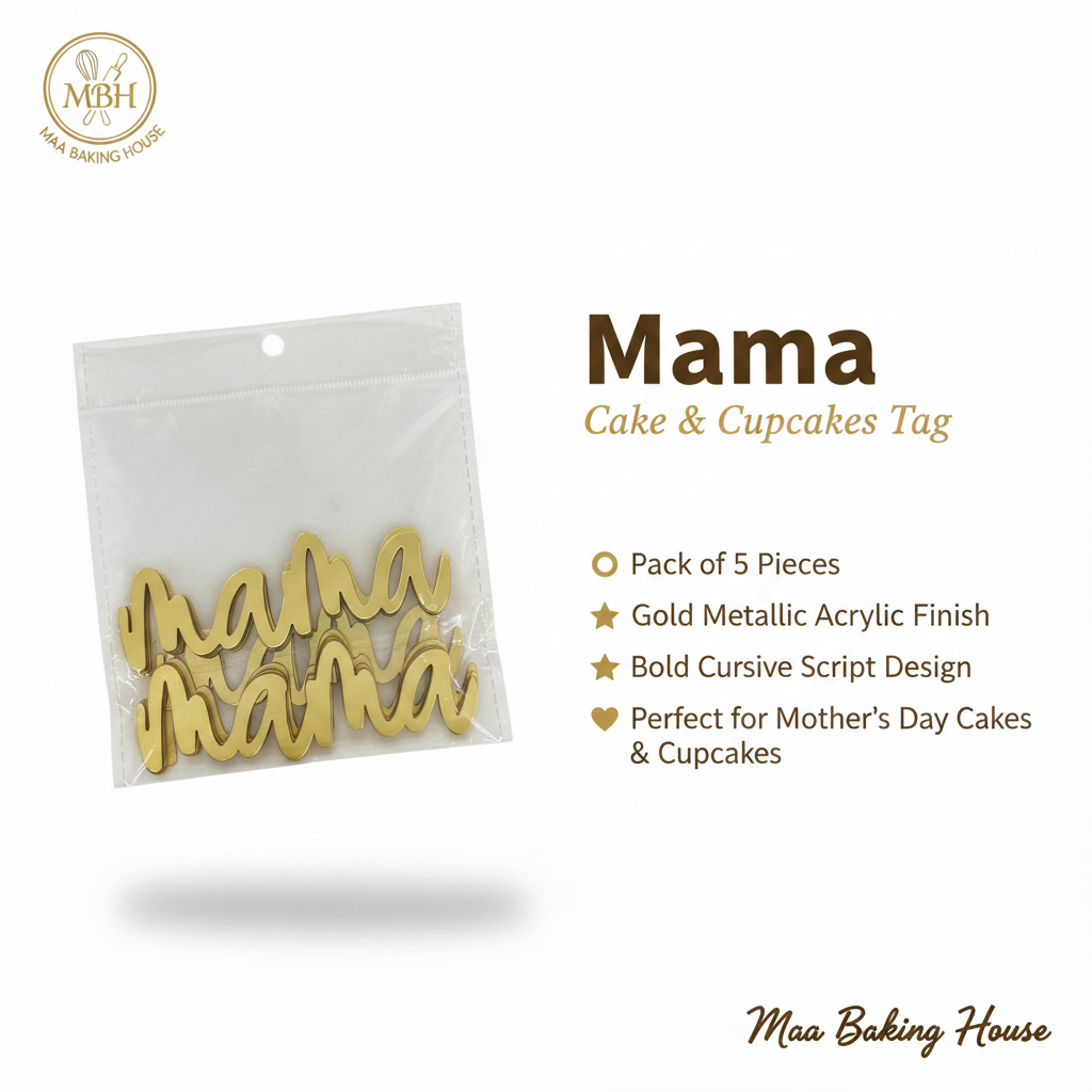 Mama Cake & Cupcakes Tag