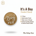 It's A Boy Fondant Stamp