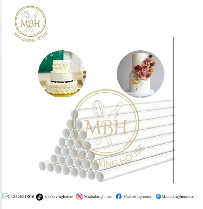 4 pcs Plastic Dowel Rods for Cake Support