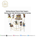 Mickey Mouse Theme Cake Topper - Perfect for Kids' Birthday Cakes & Parties