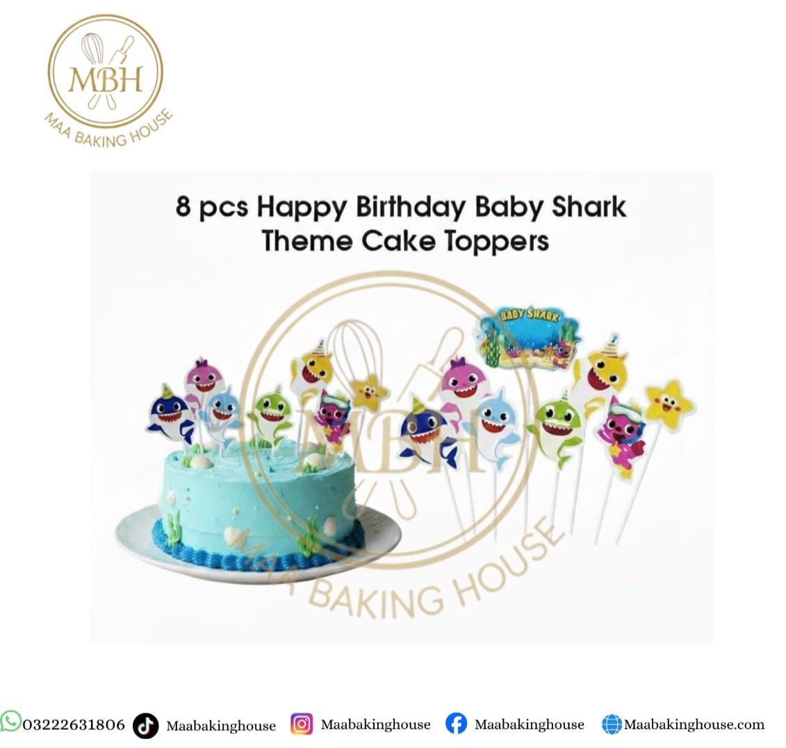 7 Pcs Happy Birthday Fairy & Butterfly Theme Cake Toppers
