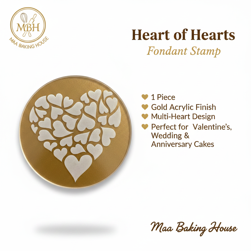 Heart of Hearts Fondant Stamp