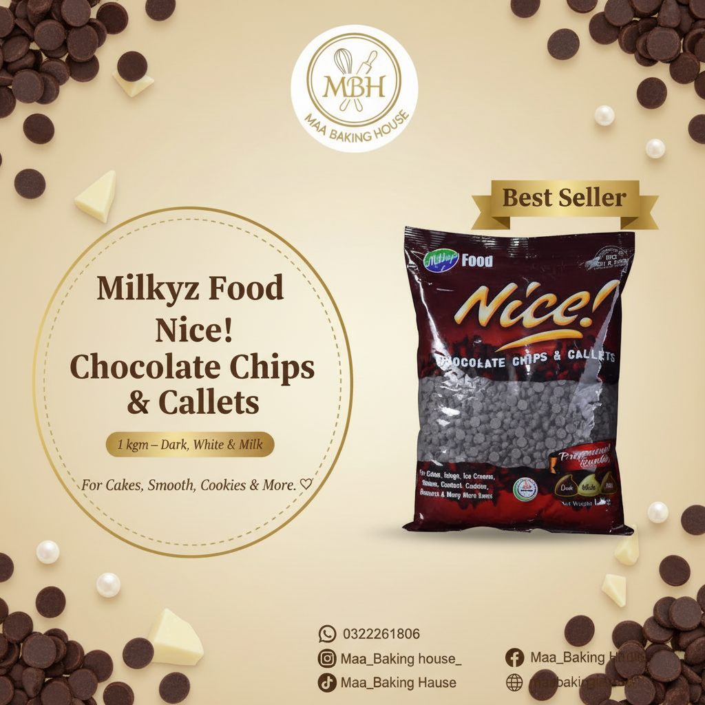 Milkyz Food Nice! White & Brown Chocolate Chips 1kg