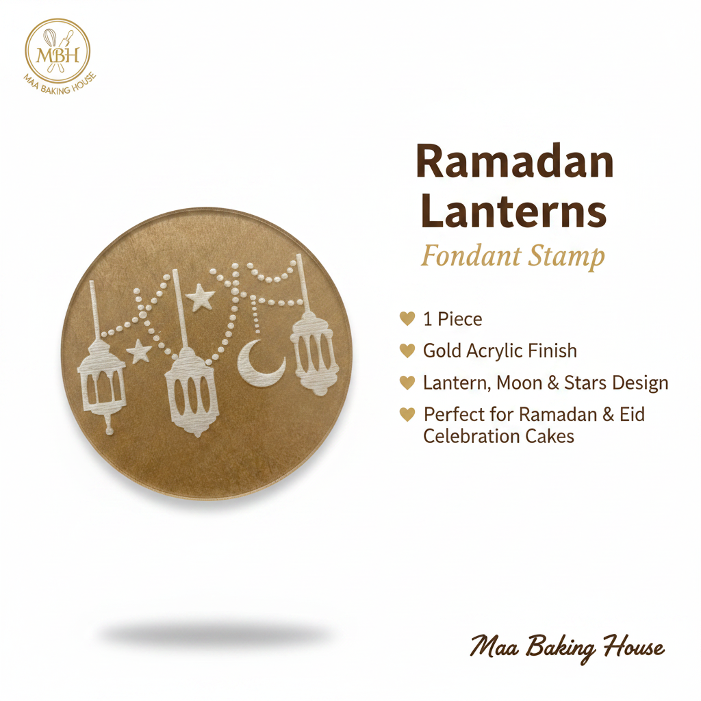 Ramadan Lanterns Fondant Stamp