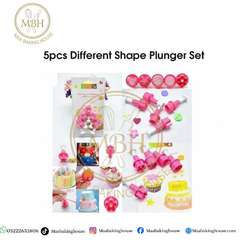 5pcs Different Shape Plunger Set