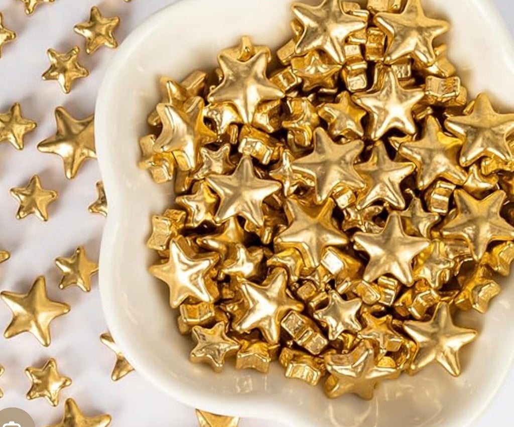 Imported Golden Stars Dragees - 20gm Pouch