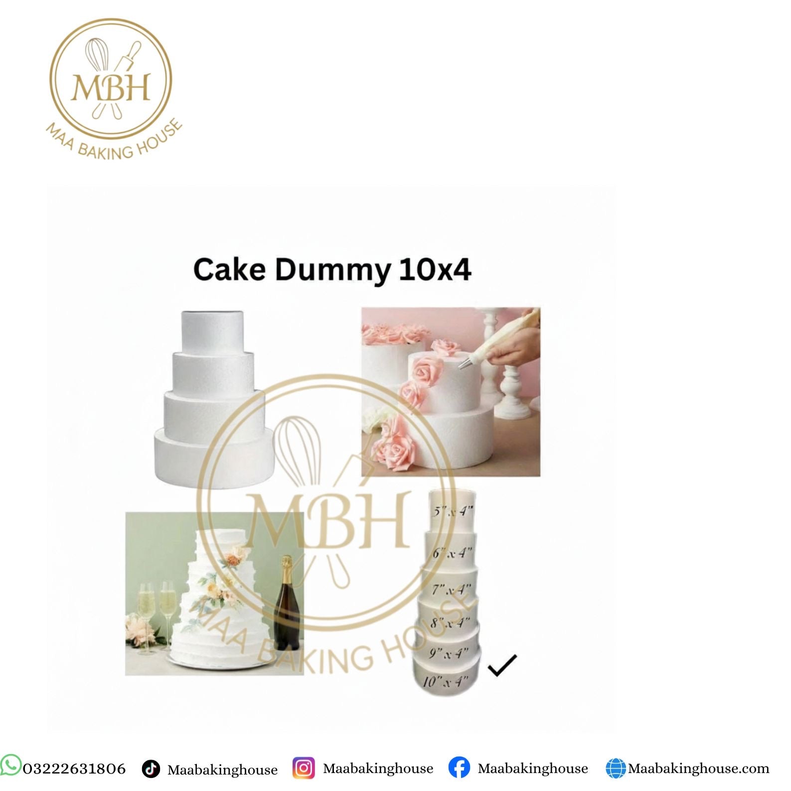 Cake Dummy 10x4