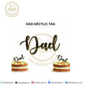 Dad Acrylic Tag Pack of 5pcs