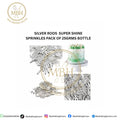 Silver Rods Super Shine Sprinkles Pack of 25gms Bottle