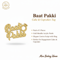 Baat Pakki Cake & Cupcakes Tag