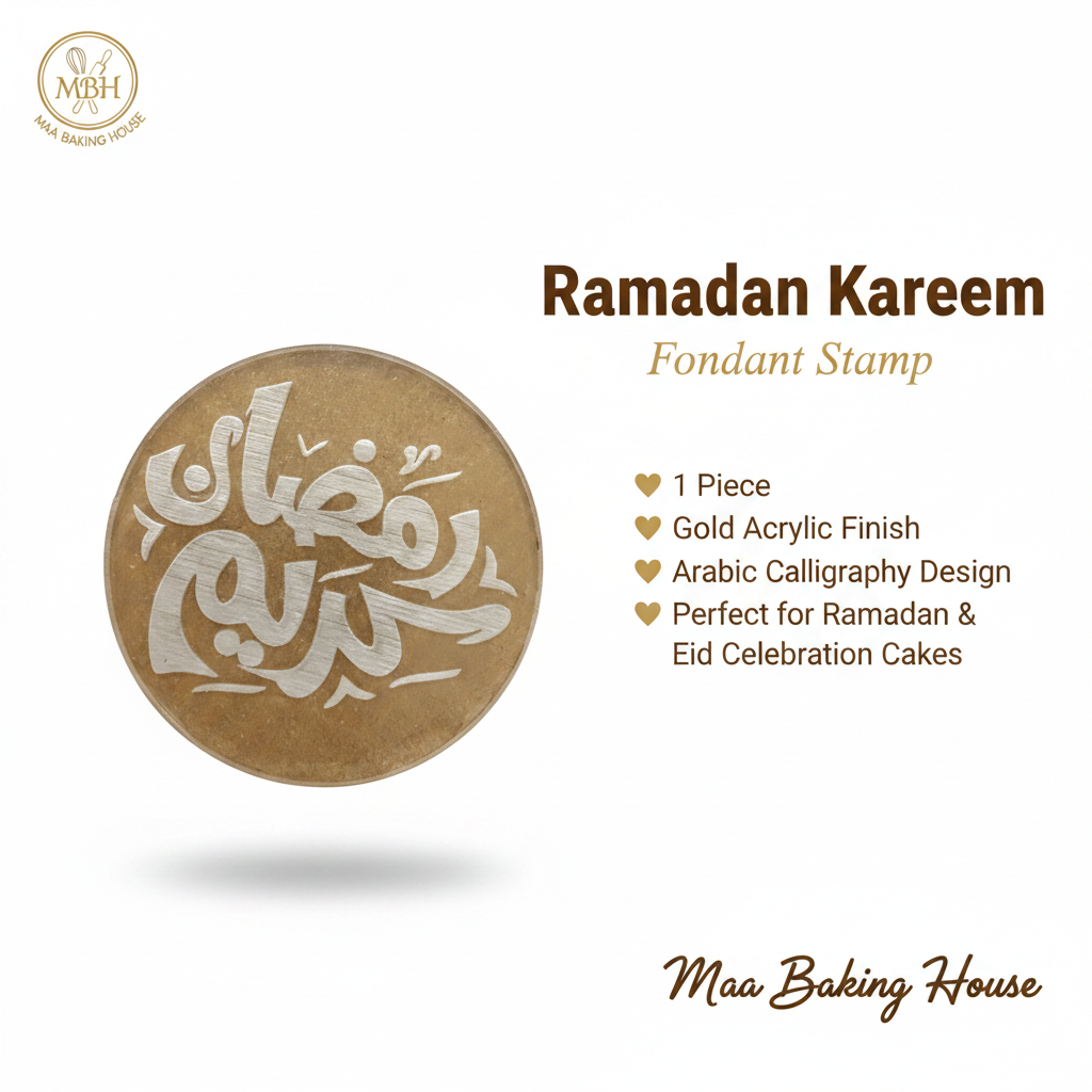 Ramadan Kareem Fondant Stamp