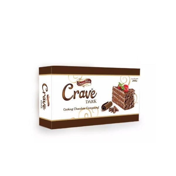 Crave Dark Cooking Chocolate Compound 200gm
