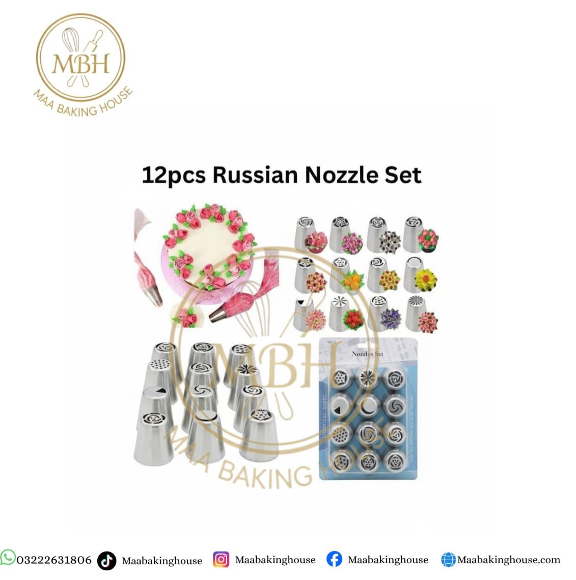 12pcs Russian Nozzle Set