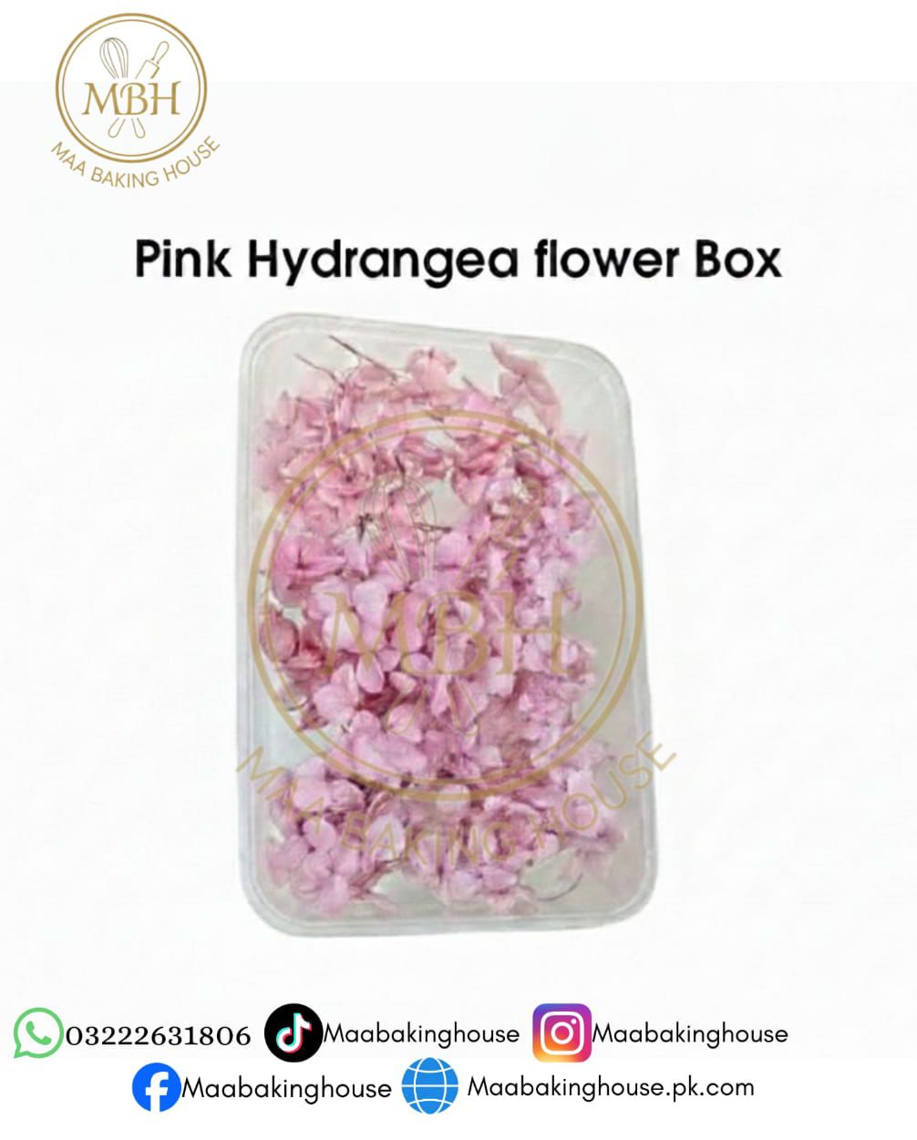 Pink Hydrangea Flower Box