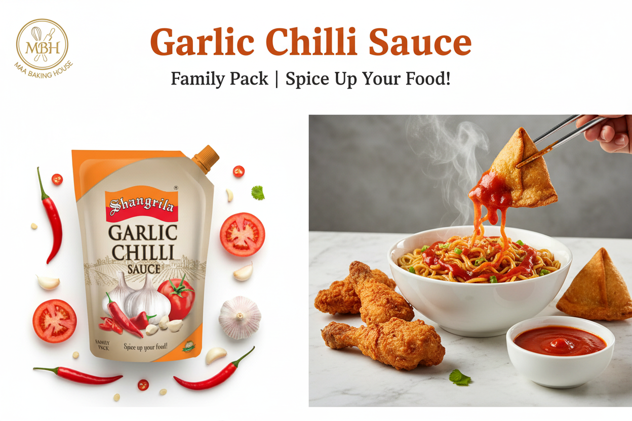 Shangrila Ketchup – Tomato Ketchup & Garlic Ketchup | 1000gm
