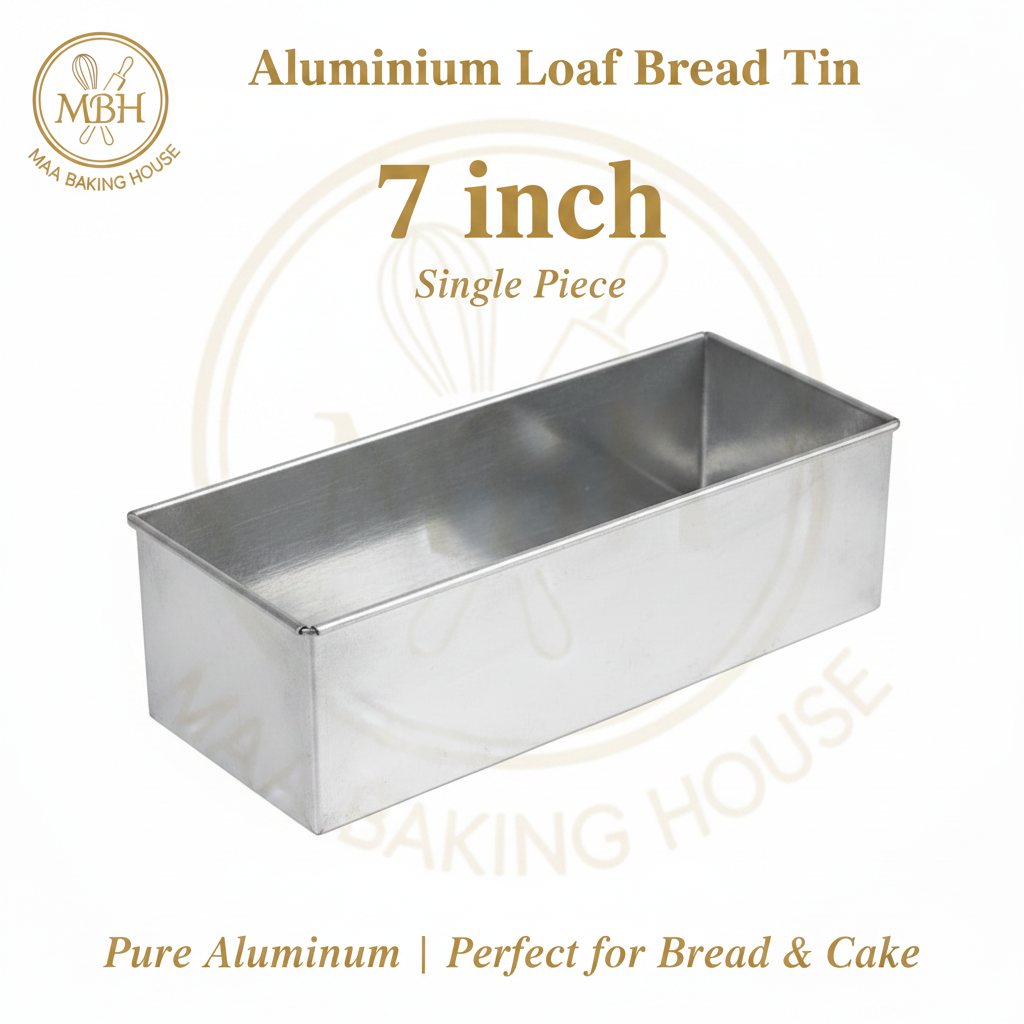 Aluminium Loaf Bread Tin – 6 inch to 12 inch (Single Piece)