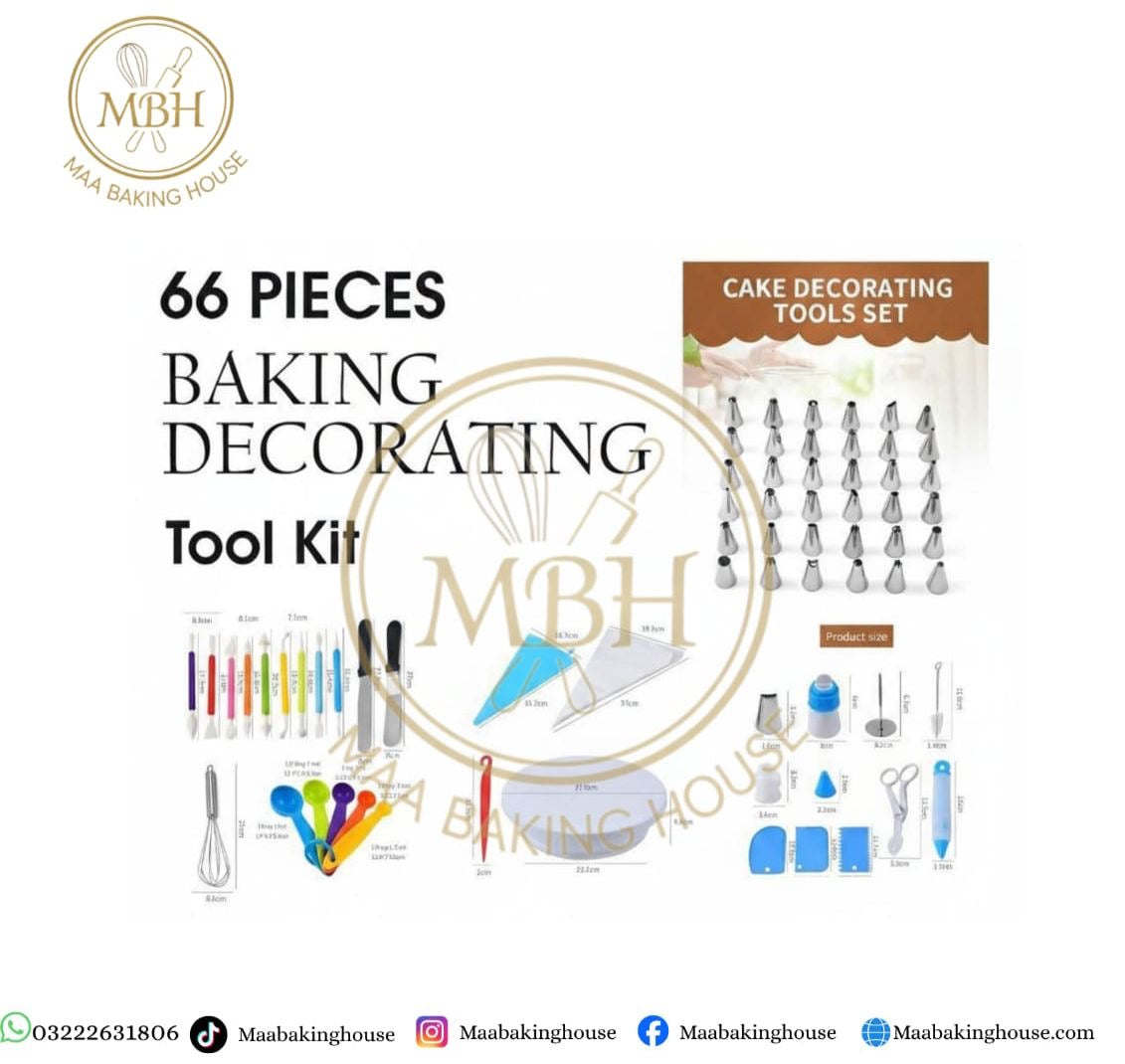 66 Pieces Baking Decorating Tool Kit