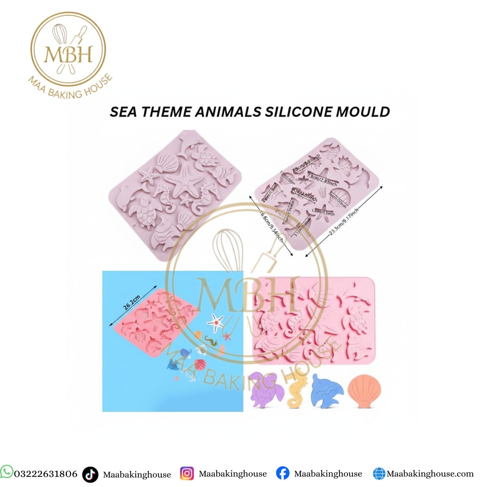 Sea Theme Animals Silicone Mould