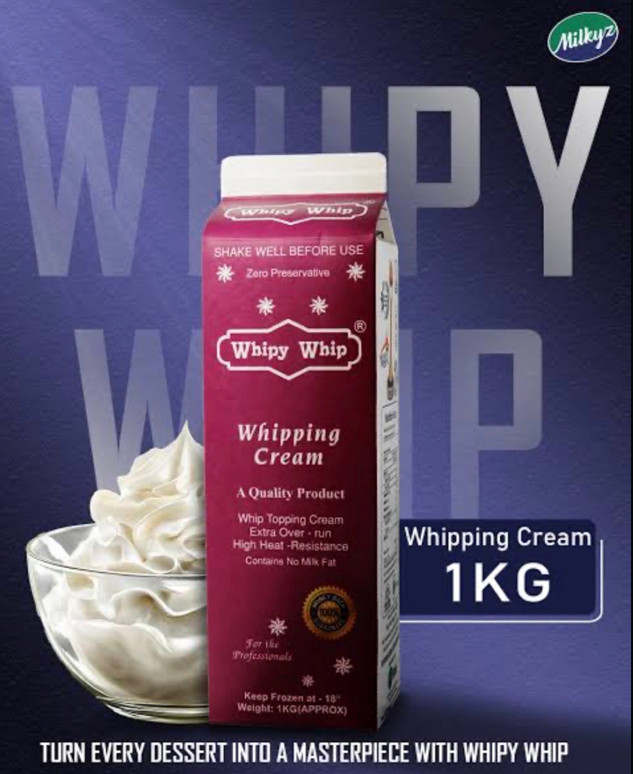 Whippy Whip Cream 1kg