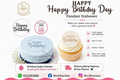 Happy Birthday Fondant Embosser Stamp