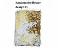Random Dry Flower Design #-1Cake Decoration - Natural & Elegant Cake Styling Accent