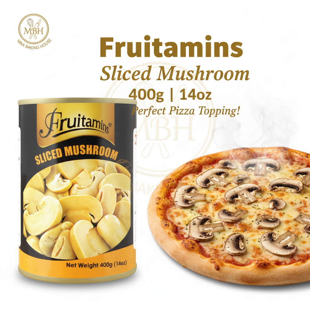 Fruitamins Sliced Mushroom 400g