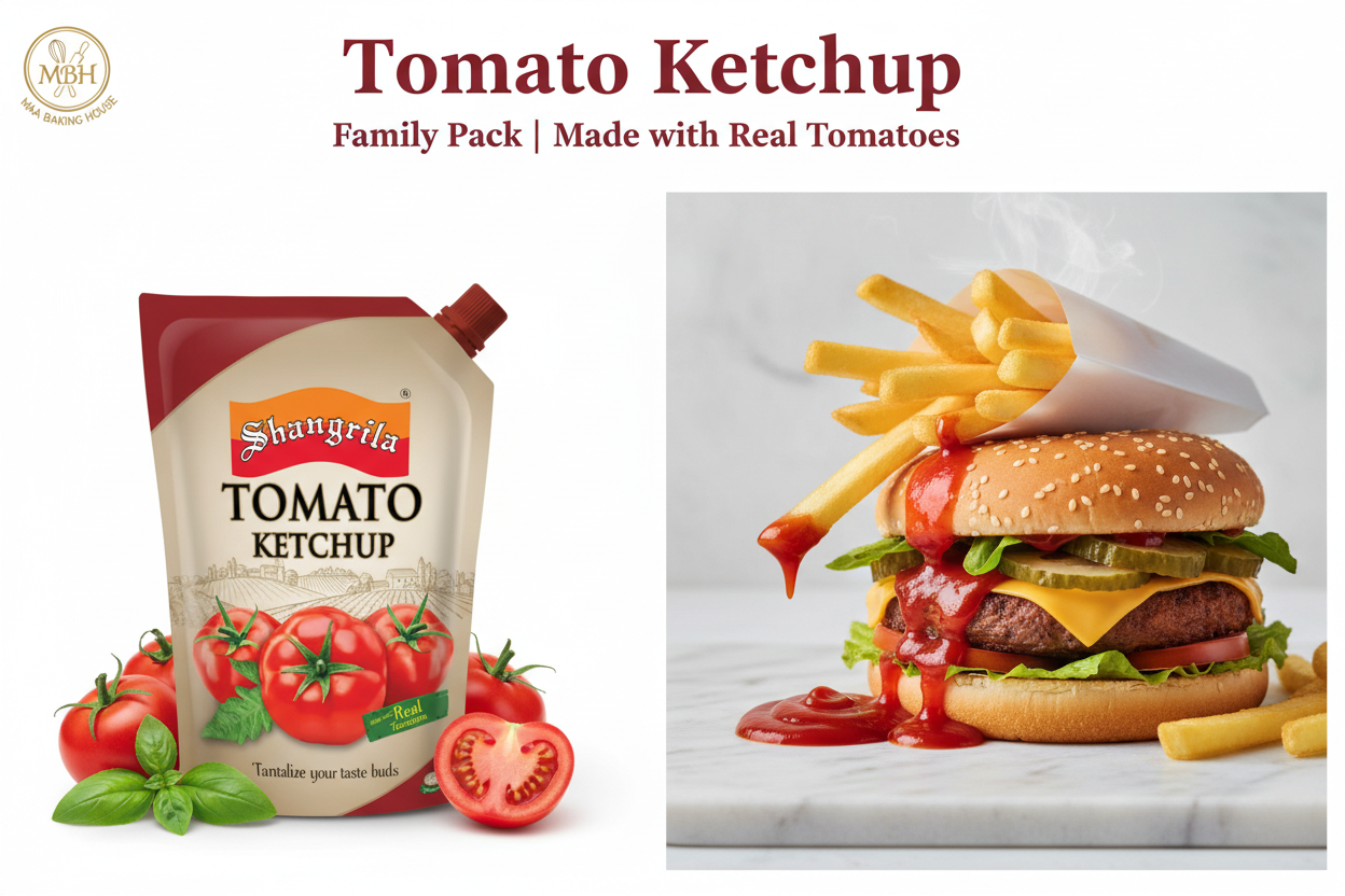 Shangrila Ketchup – Tomato Ketchup & Garlic Ketchup | 1000gm