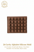 26 Cavity Alphabet Letters Silicone Chocolate Mold
