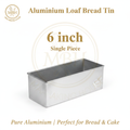 Aluminium Loaf Bread Tin – 6 inch to 12 inch (Single Piece)