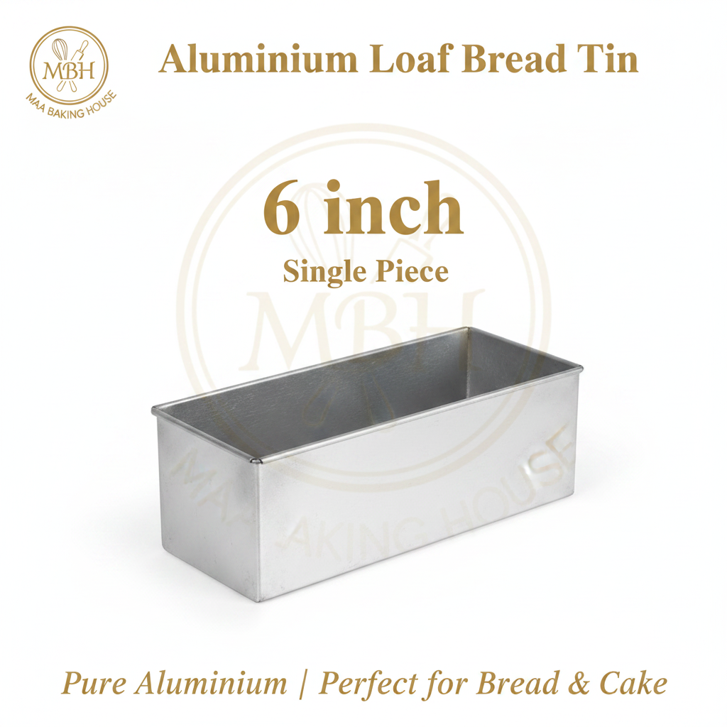 Aluminium Loaf Bread Tin – 6 inch to 12 inch (Single Piece)