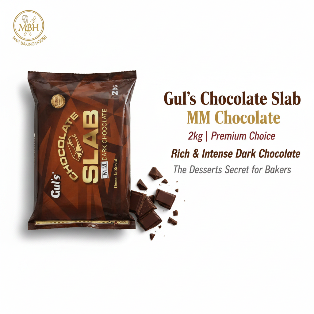 Gul's Chocolate Slab – MM Dark Chocolate | 1kg & 2kg