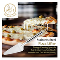 Stainless Steel Pizza Lifter – Triangular Serving Spatula
