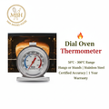 Dial Oven Thermometer – Stainless Steel | Hangs or Stands