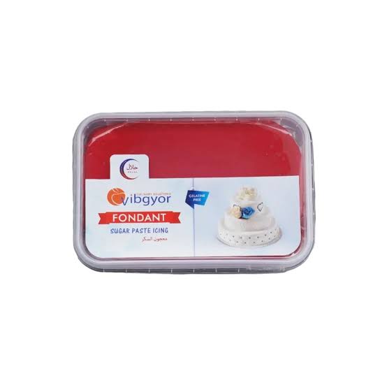 Vibgyor Red Fondant 1Kg Box
