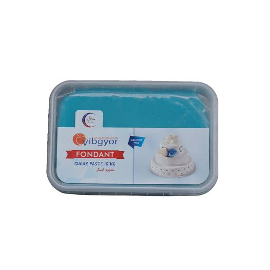Vibgyor Turquoise Blue Fondant 1Kg Box