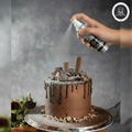 Silver Glitter Spray For Cakes - Instant Shine & Luxury Cake Finish