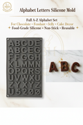 Alphabet Letters Silicone Mold – Full A-Z Set