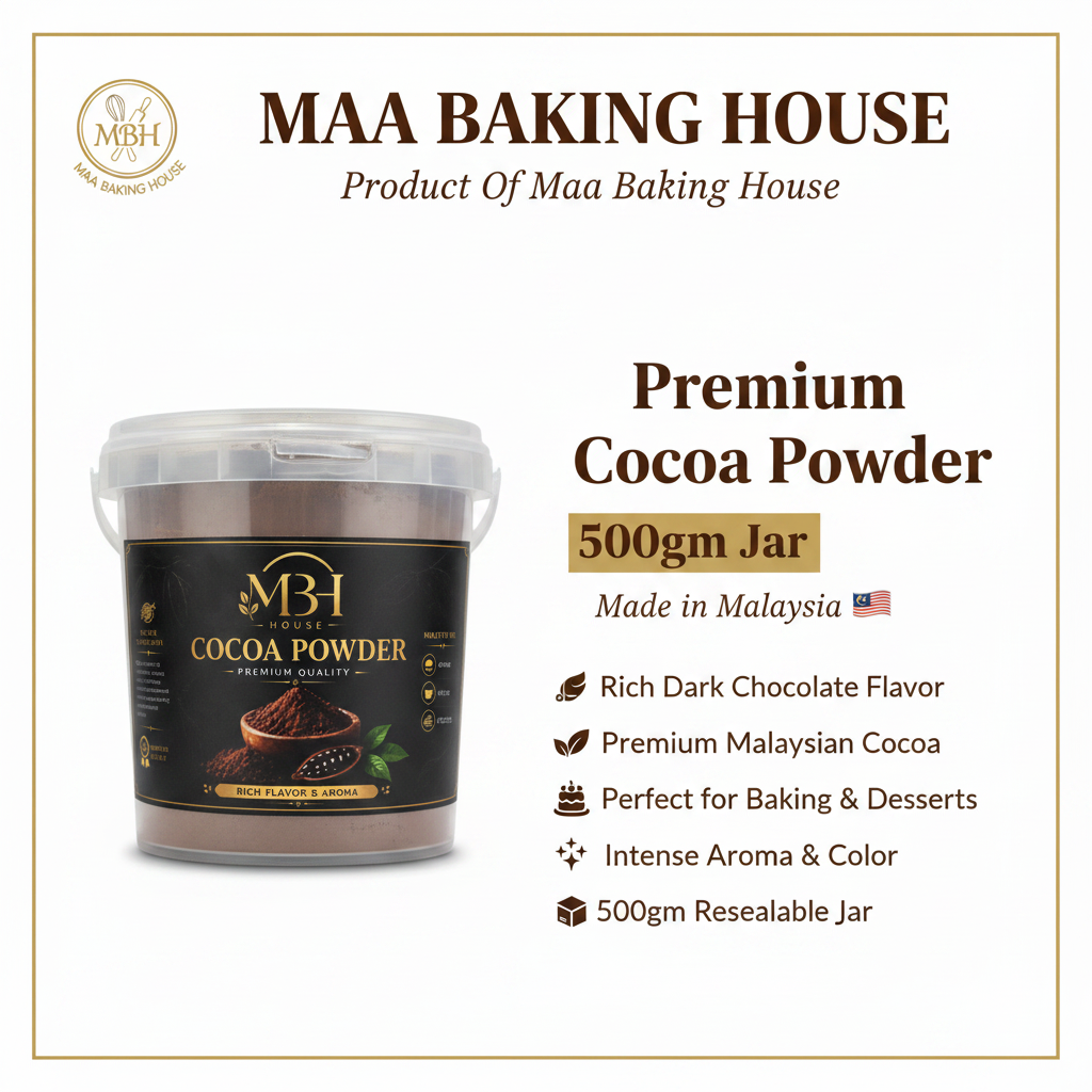 MBH Premium Cocoa Powder 500gm | Made in Malaysia