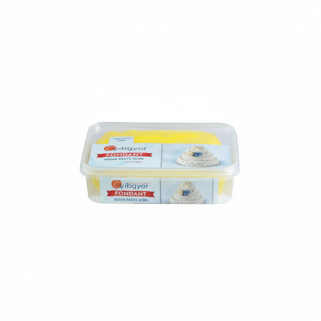 Vibgyor Yellow Fondant 1Kg Box