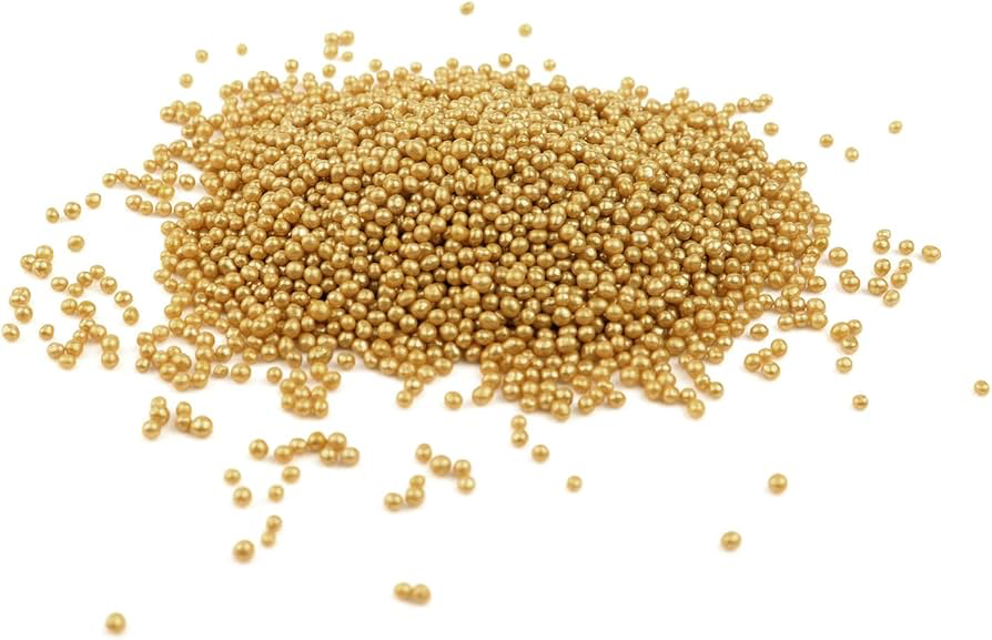 Imported Golden Dragees - 100gm Bottle