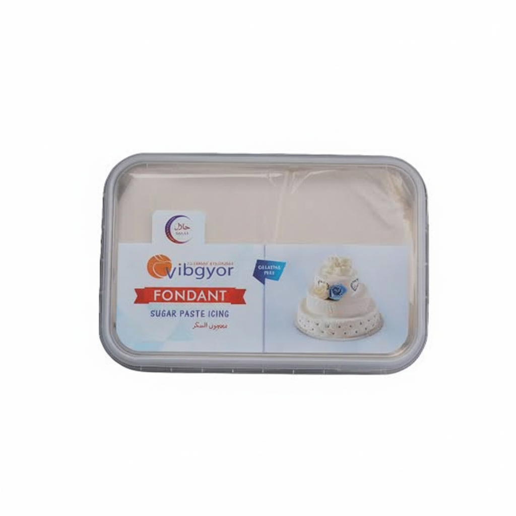 Vibgyor White Fondant 1Kg Box