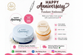 Happy Anniversary Fondant Embosser Stamp